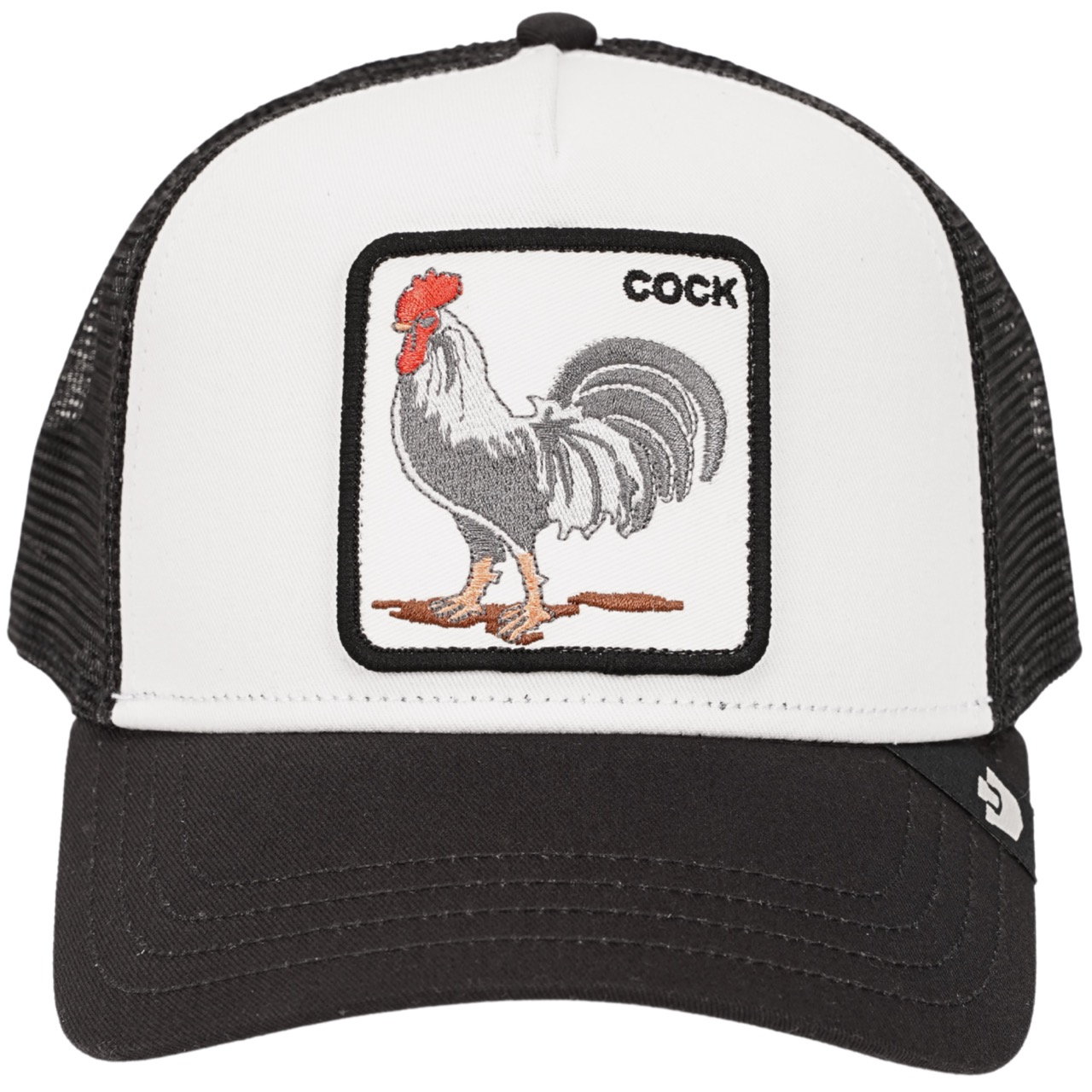 Goorin Bros Original Trucker Cap Cock schwarz-weiß