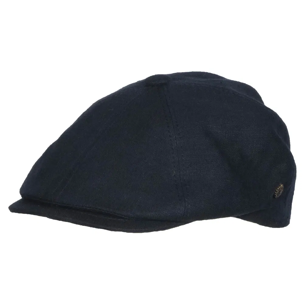 Leinen Sommermütze Amalfi navyblau