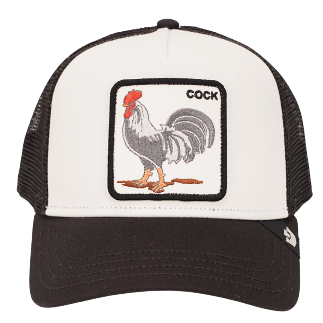 Goorin Bros Original Trucker Cap Cock schwarz-weiß