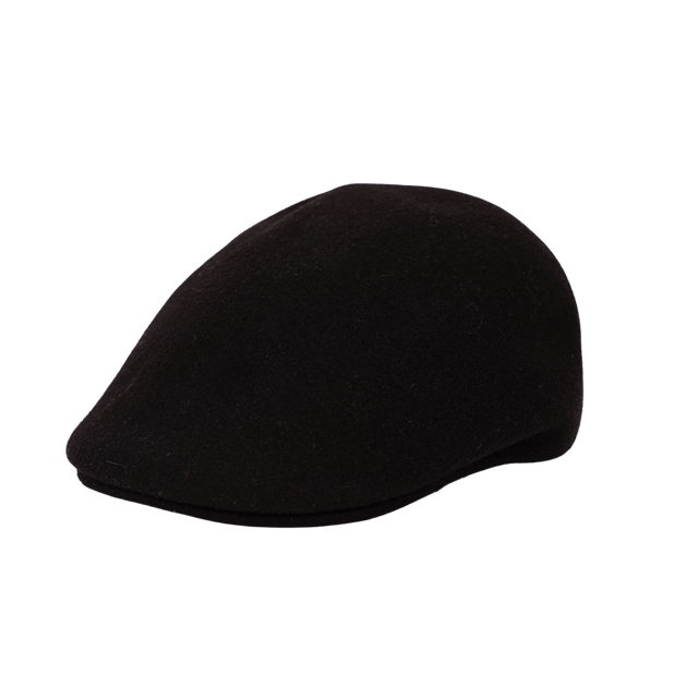 Kangol Original Flatcap Wool 507 Seamless schwarz