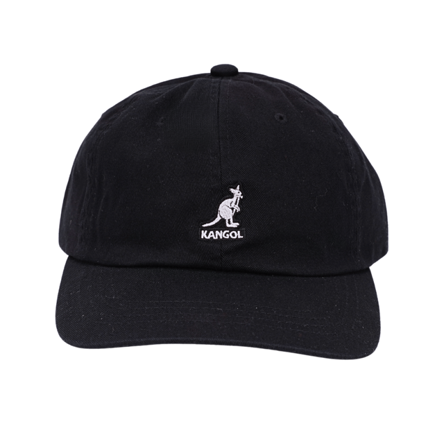 Original Kangol Baseball Cap Washed Cotton schwarz