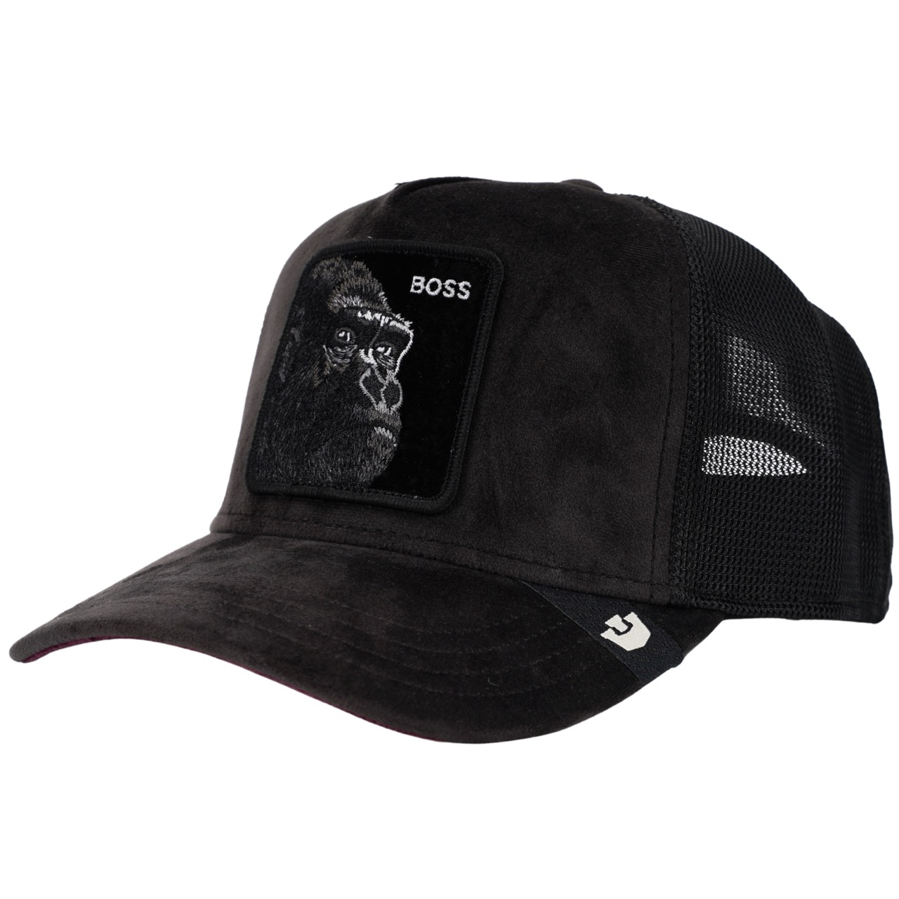 Goorin Bros Original Trucker Cap Velour Boss schwarz