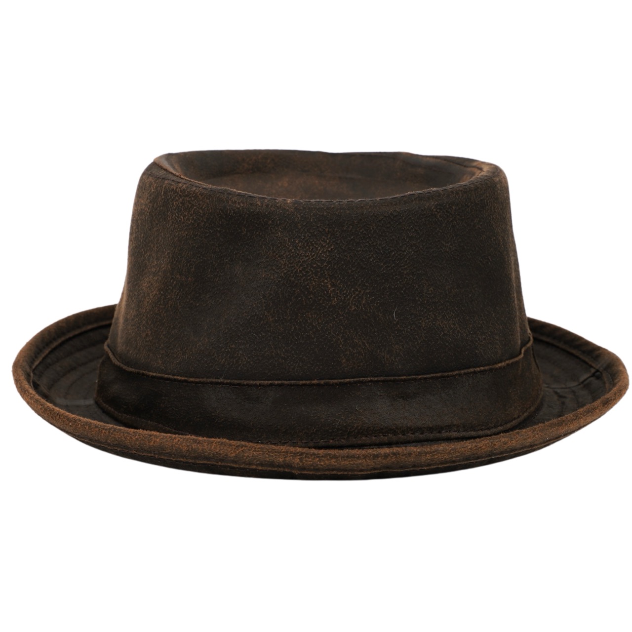 Fiebig Pork Pie Waxed Cotton braun