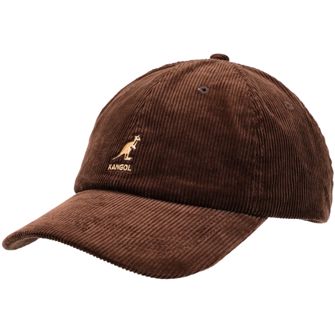 Original Kangol Baseball Cap Fine Cord dunkelbraun