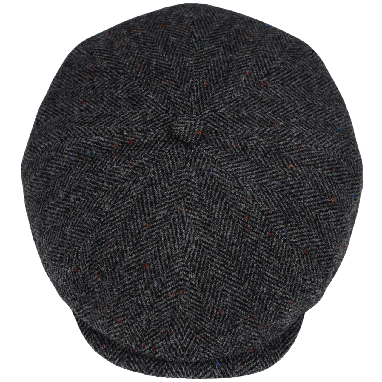 Faustmann Newsboycap Schurwolle anthrazit