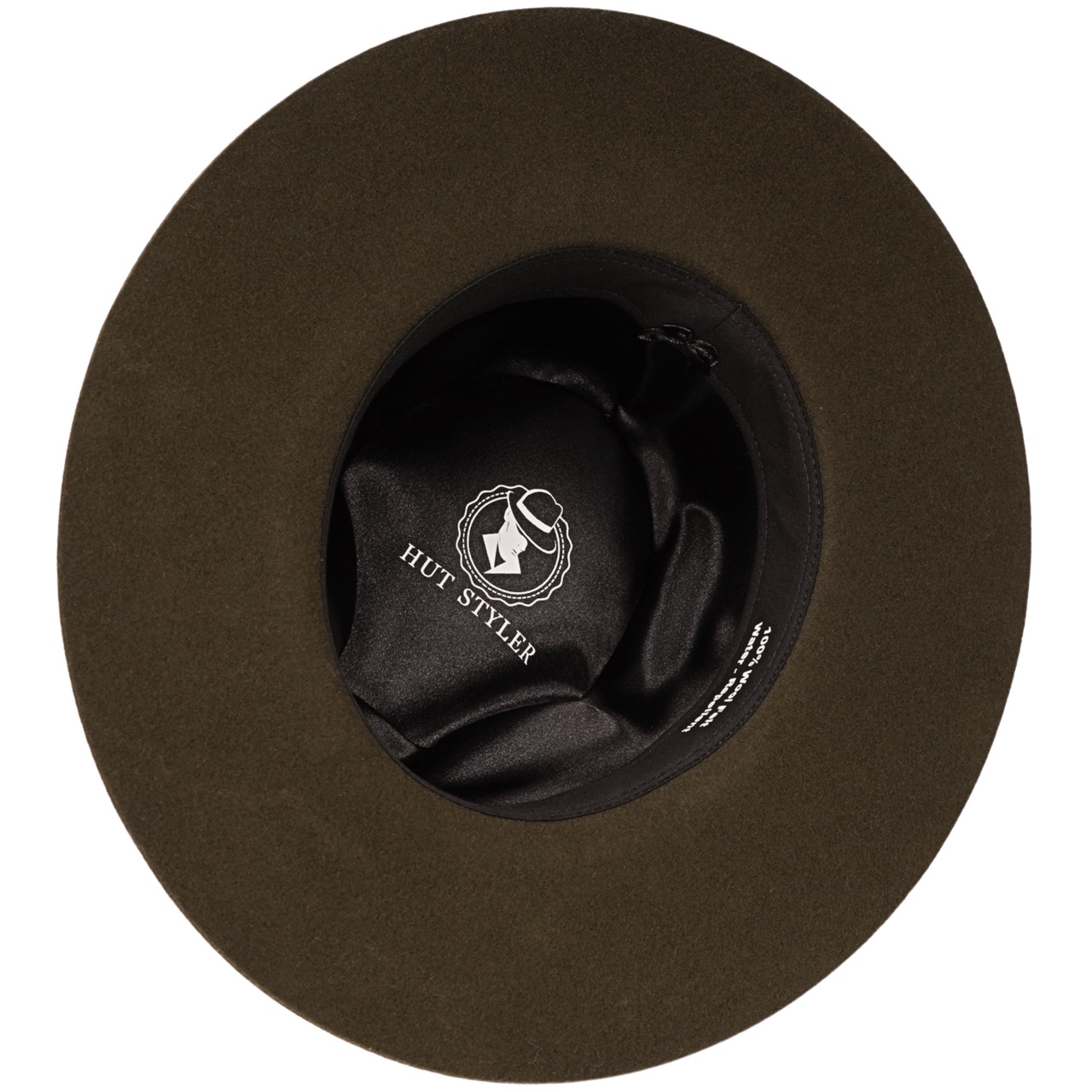 Fedora Filzhut Bergamo Handmade rustico oliv