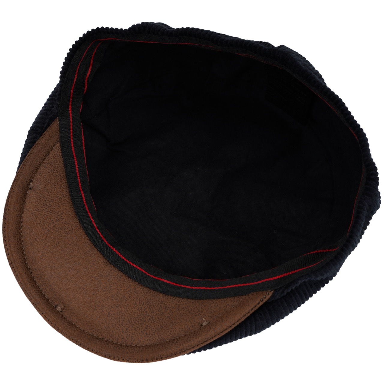 Faustmann Newsboy Schiebermütze Cord marine