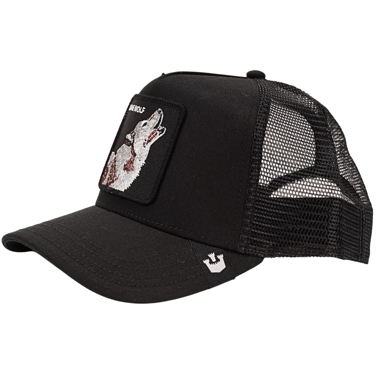 Goorin Bros Original Trucker Cap Lone Wolf schwarz
