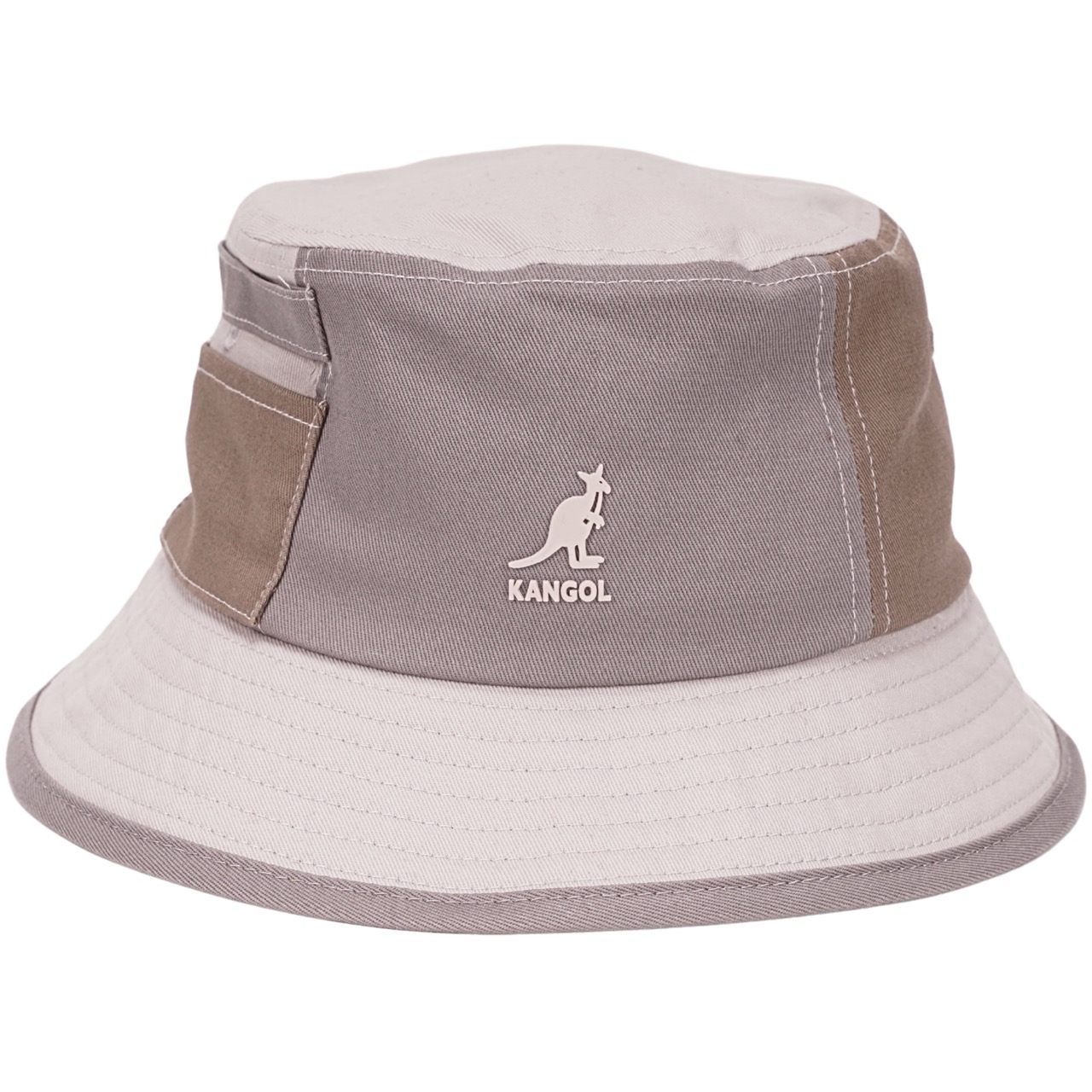 Kangol Original Cargo Bucket Hat light-grey multi