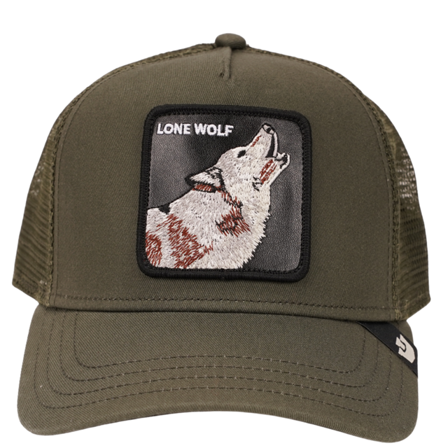 Goorin Bros Original Trucker Cap Lone Wolf oliv