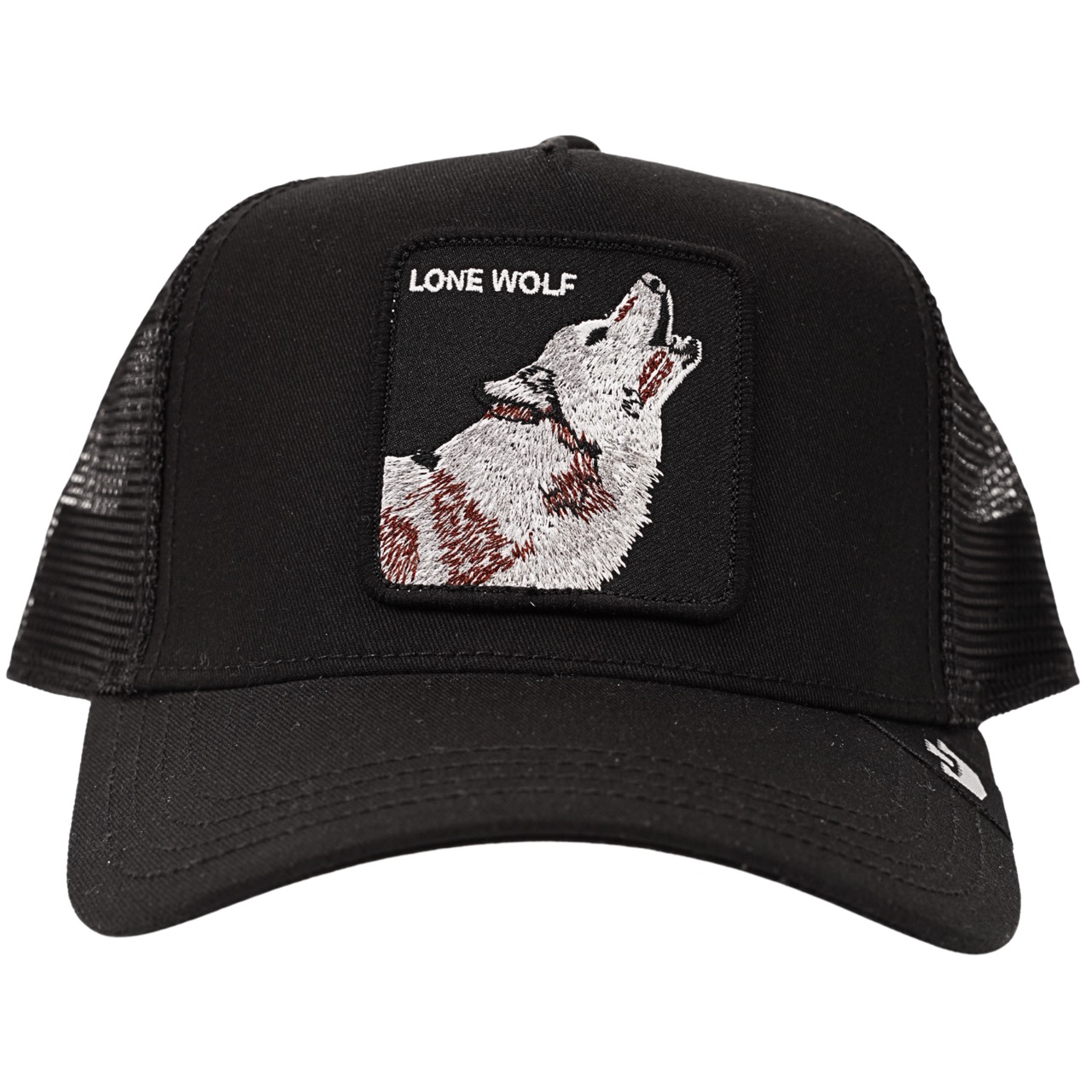 Goorin Bros Original Trucker Cap Lone Wolf schwarz