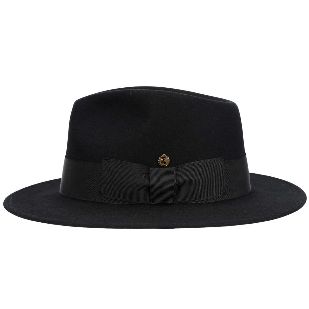 Fedora Filzhut Mantova Handmade in Italy schwarz