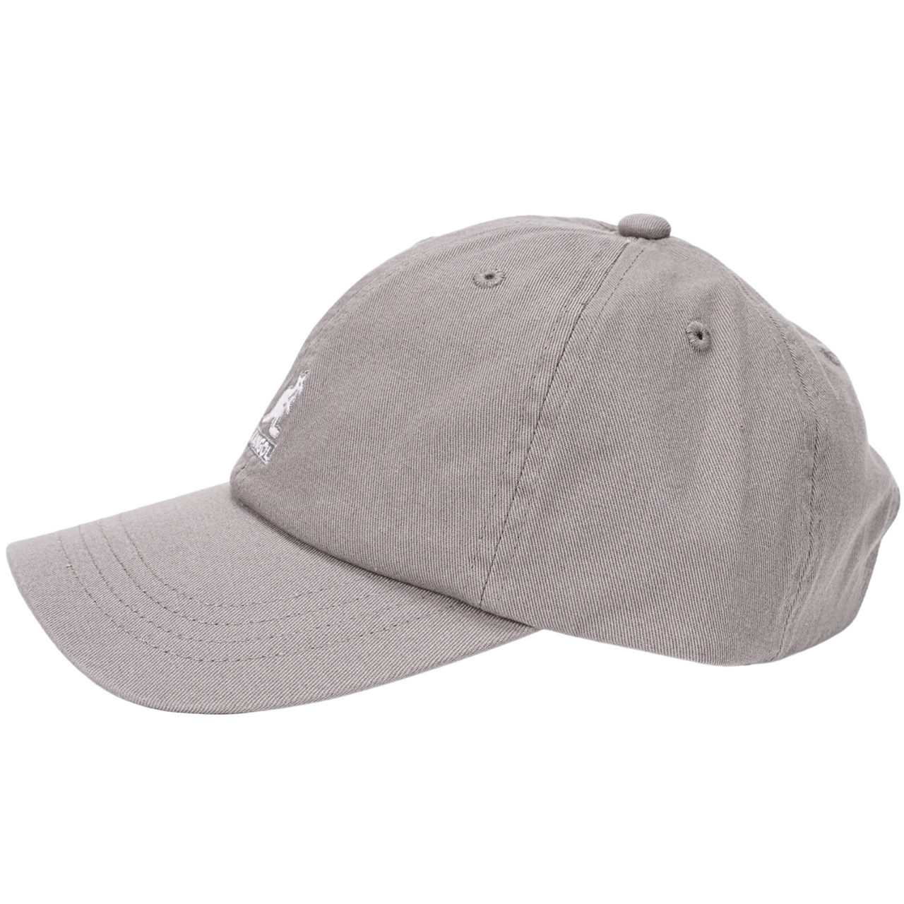 Original Kangol Baseball Cap Washed Cotton grau