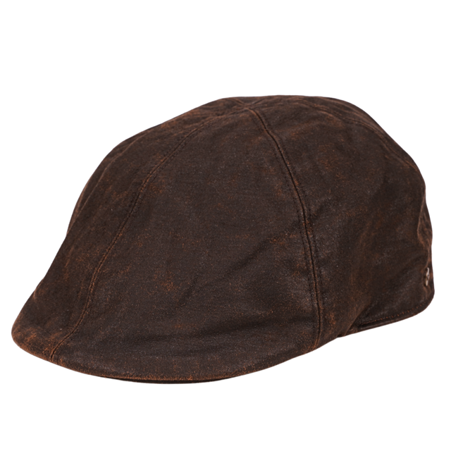 Gatsby Schiebermütze Lakota Waxed Cotton braun