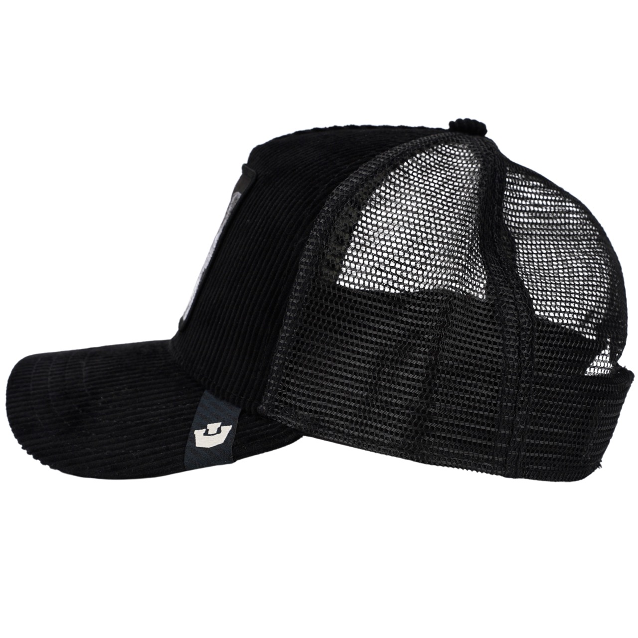 Goorin Bros Original Trucker Cap Corduroy Dope schwarz