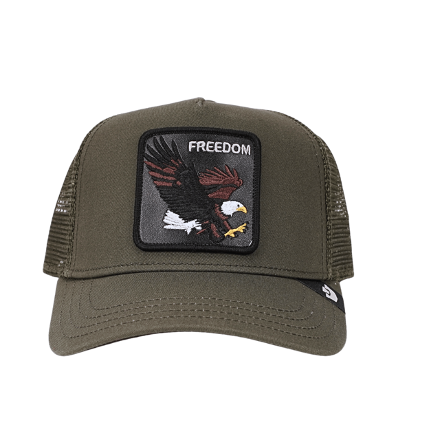 Goorin Bros Original Trucker Cap Freedom Eagle oliv