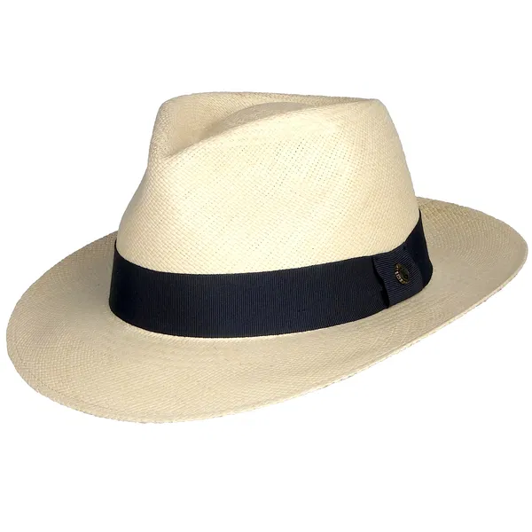 Panamahut Solana Handmade Fedora natur