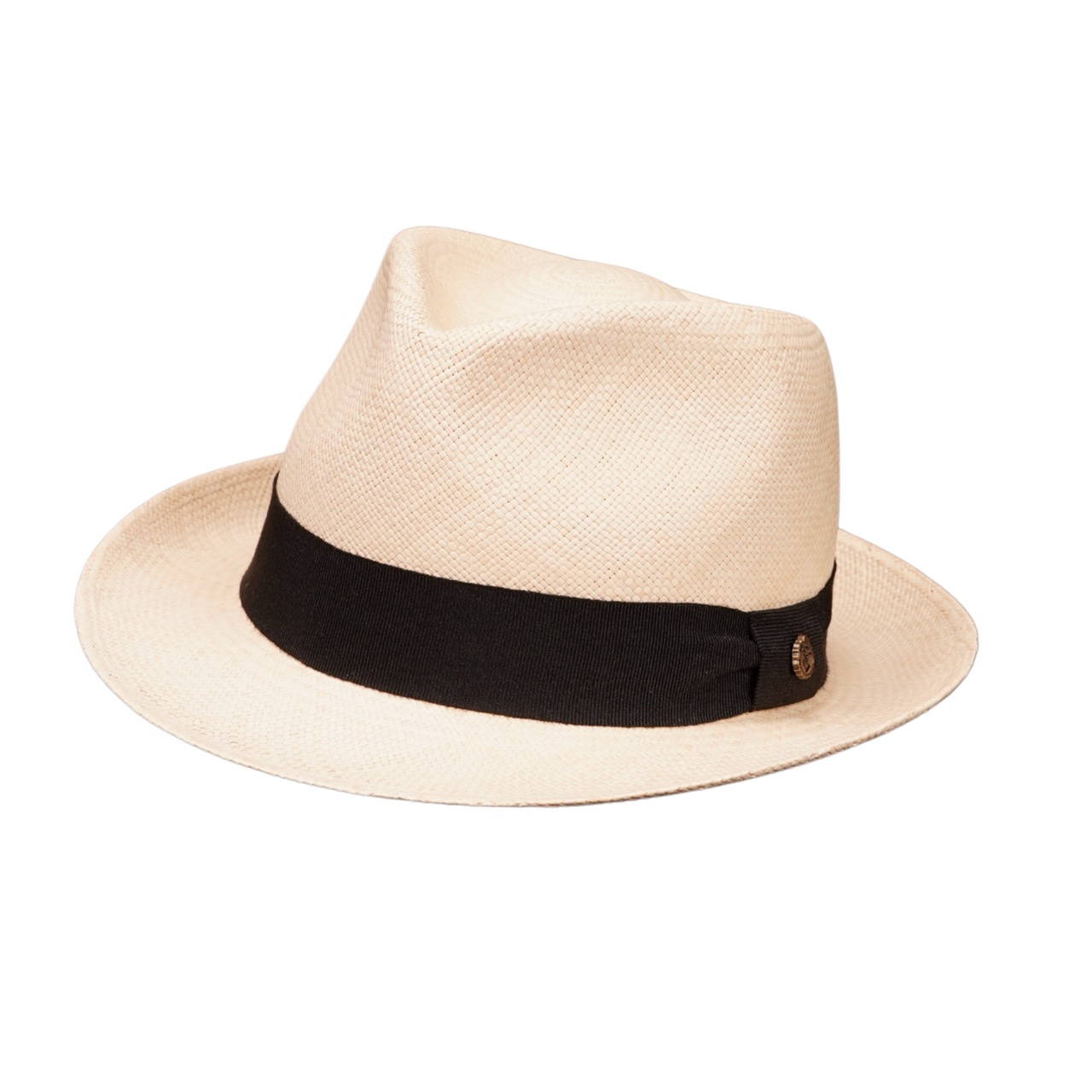 Panamahut Livorno Trilby Handmade natur