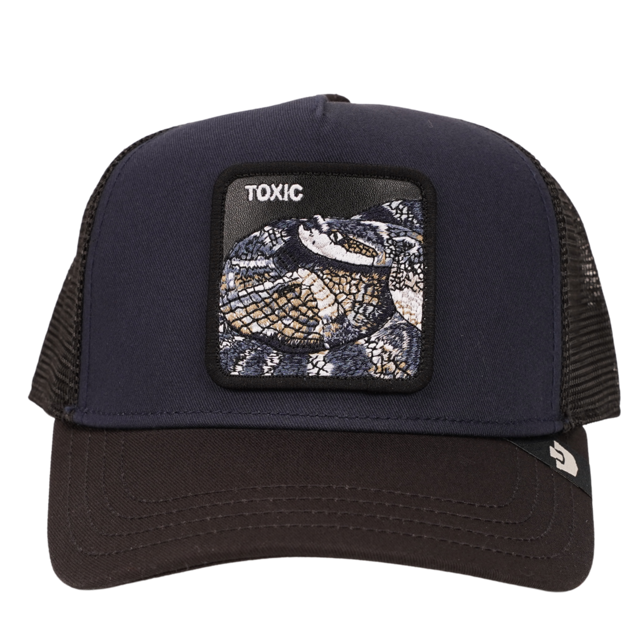 Goorin Bros Original Trucker Cap Toxic Snake navy-schwarz
