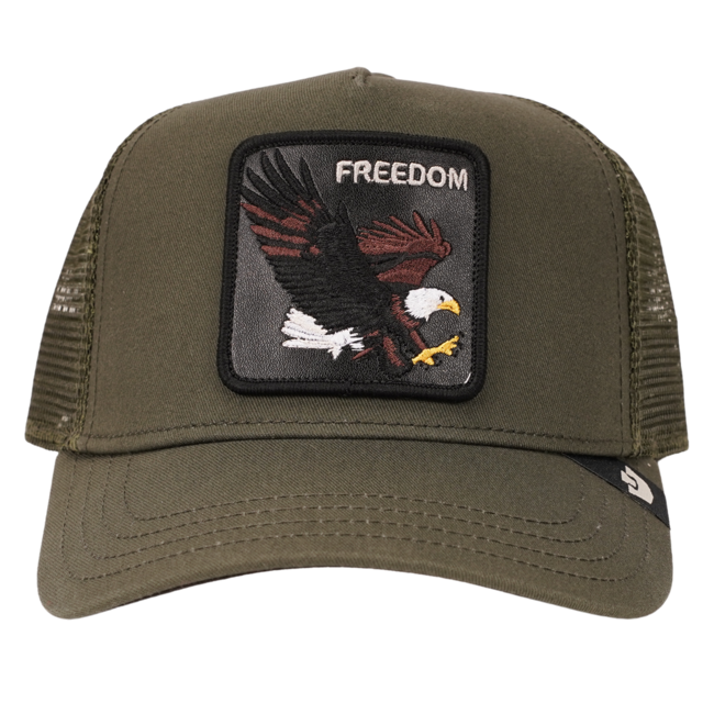 Goorin Bros Original Trucker Cap Freedom Eagle oliv