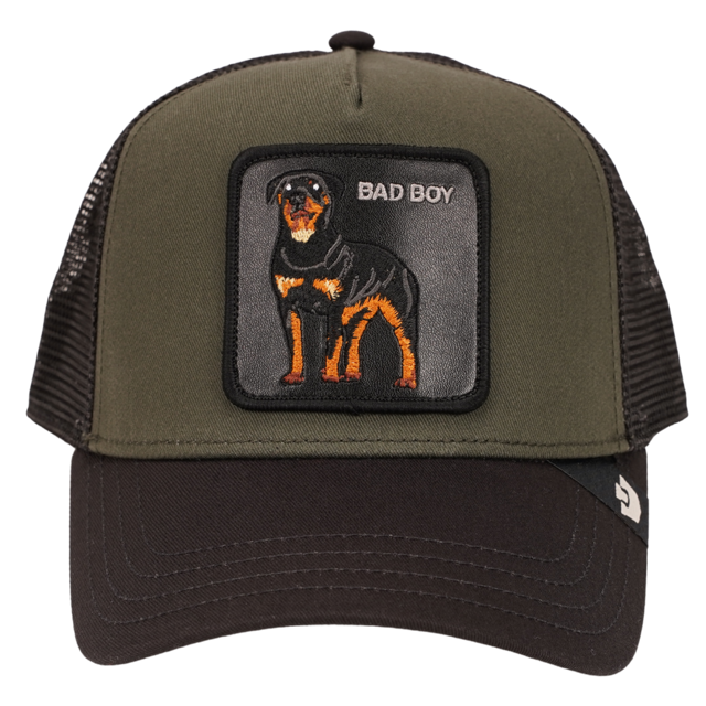Goorin Bros Original Trucker Cap Bad Boy oliv-schwarz