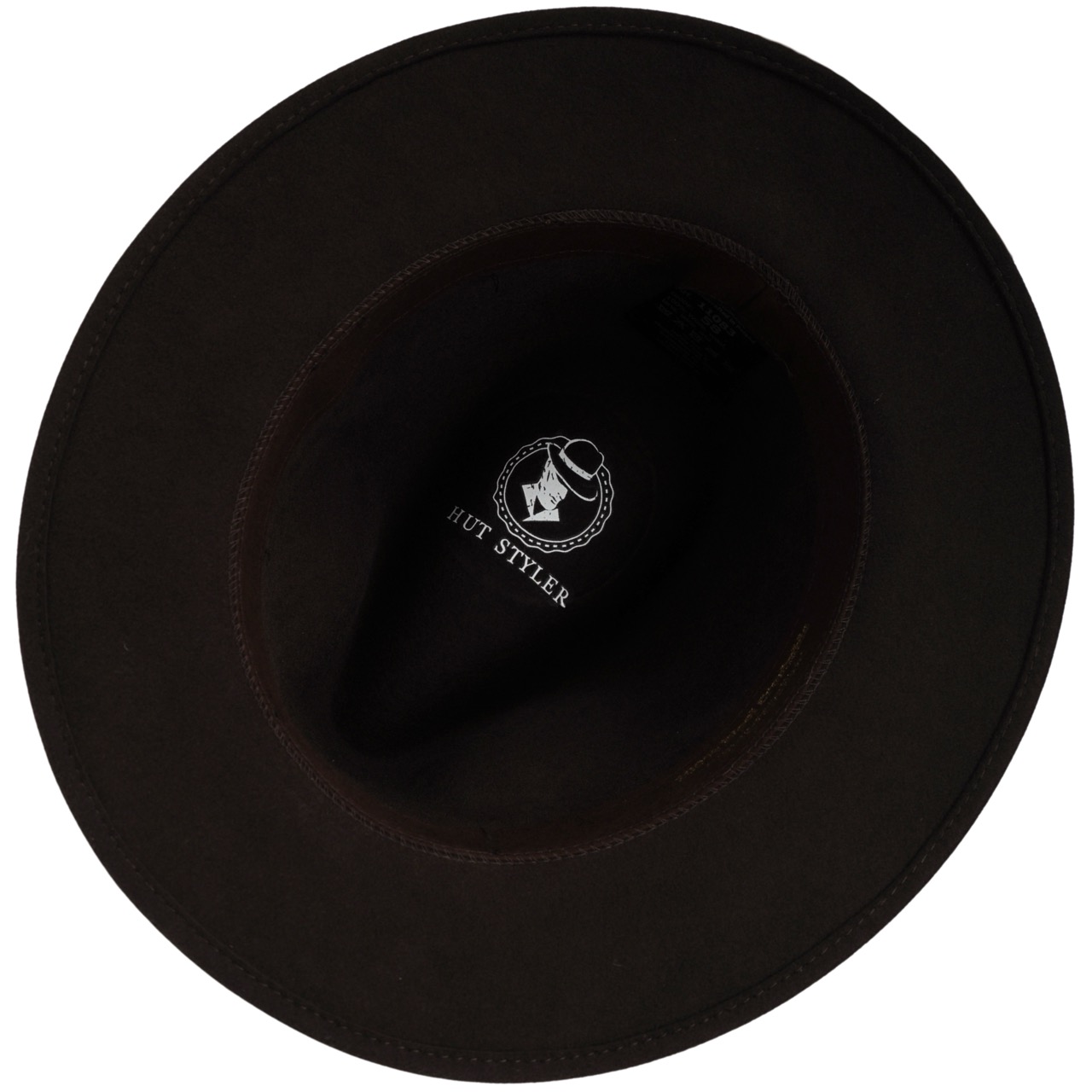 Fedora Filzhut Mantova Handmade in Italy dunkelbraun