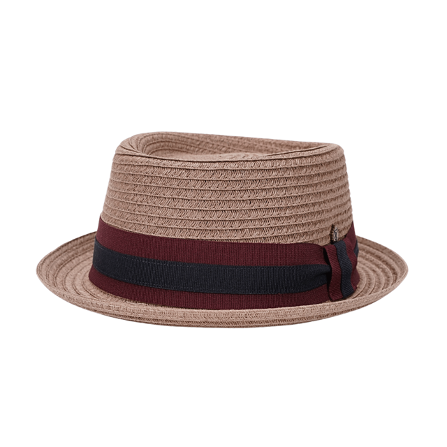 Pork Pie Sommer Hut braun