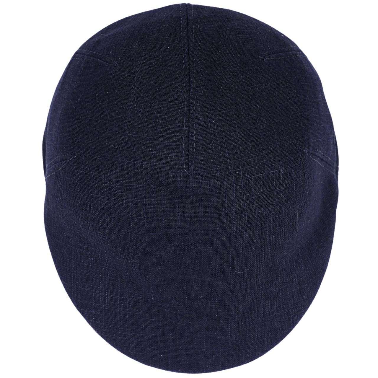 Gatsby Schiebermütze Premium Leinen navy dunkelblau - Made in Italy