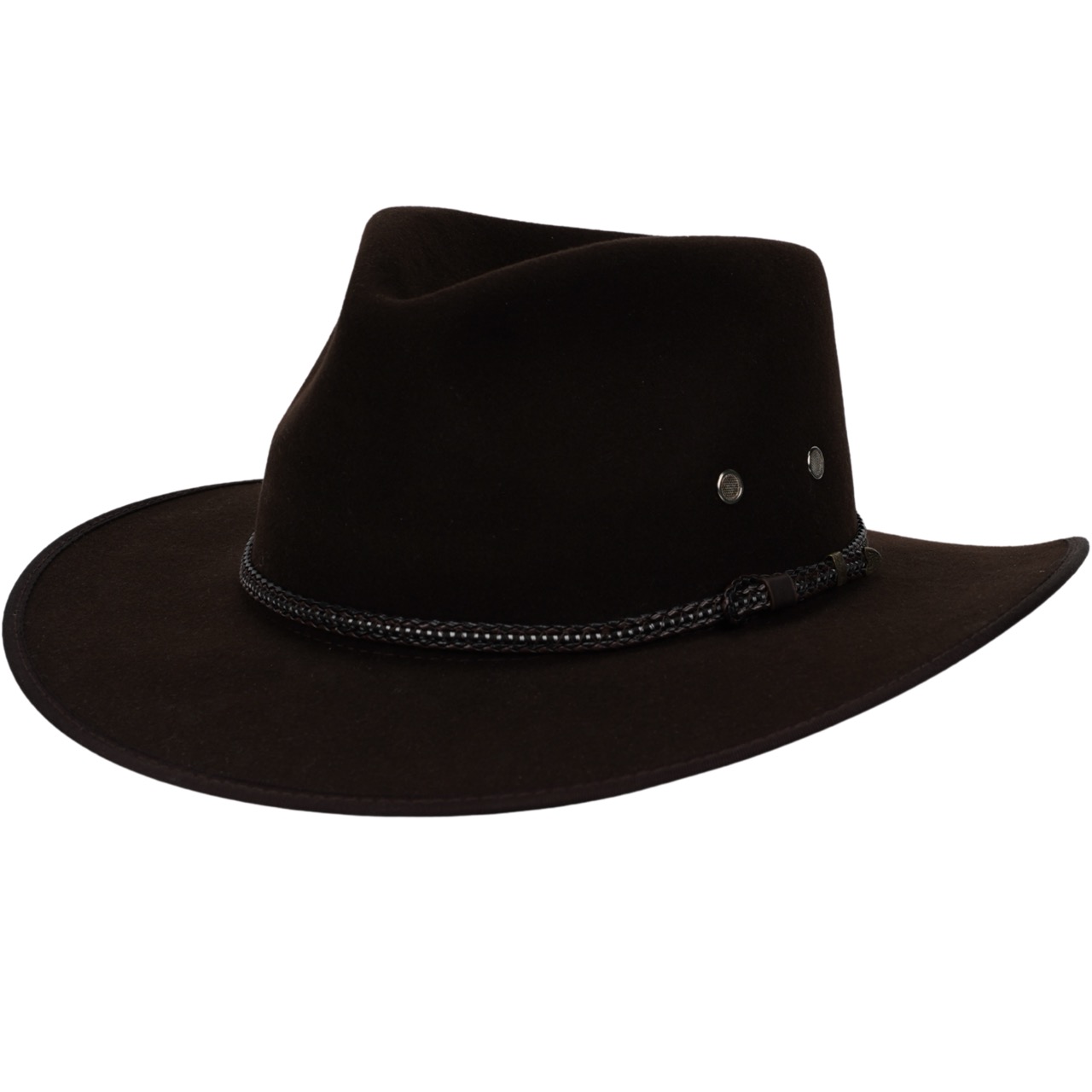 Westernhut Premium Wool dunkelbraun