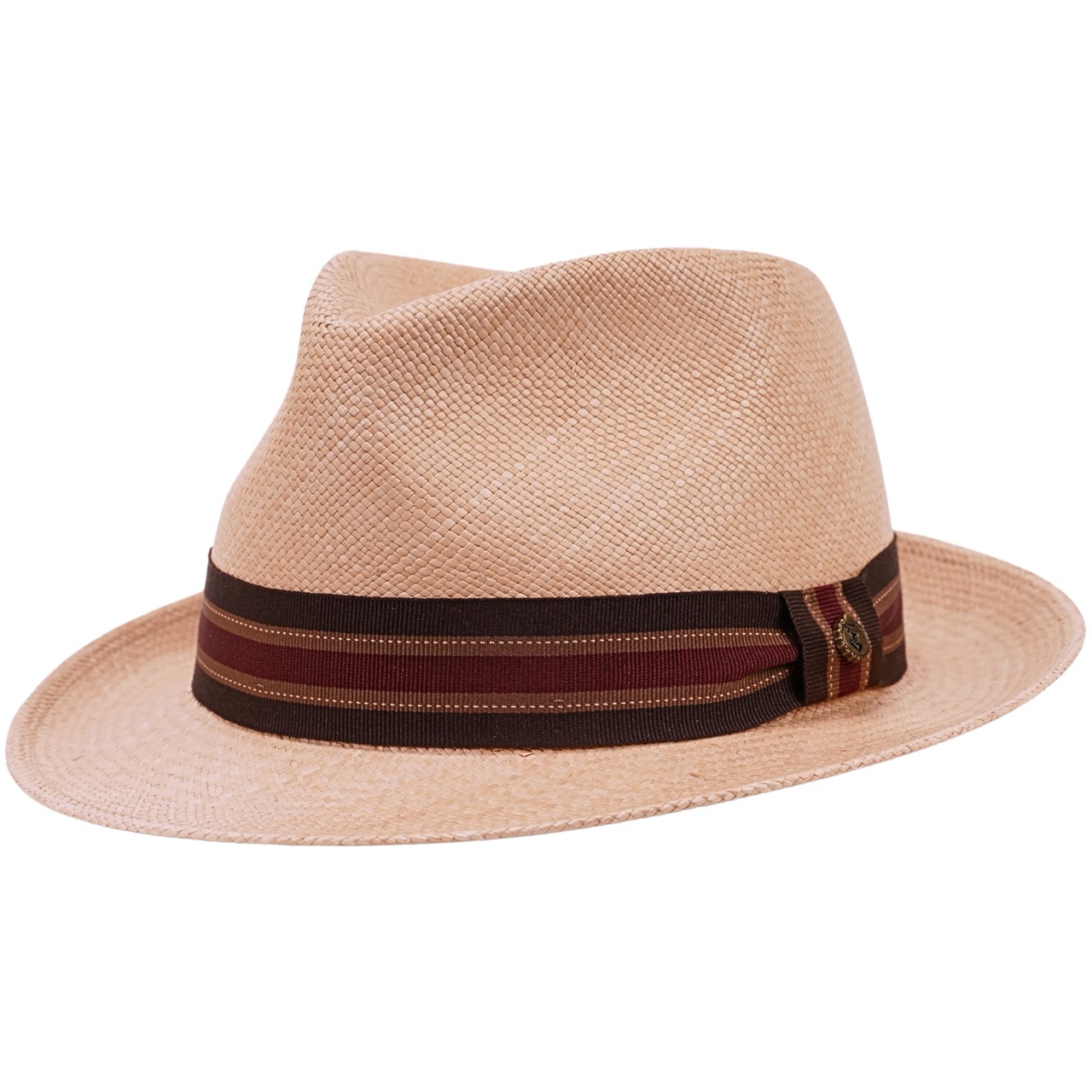 Panamahut Calabria Trilby Handmade braun