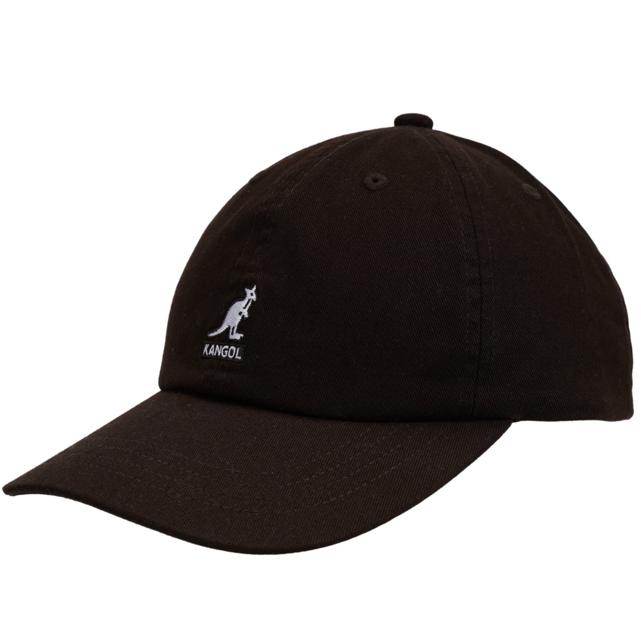 Original Kangol Baseball Cap Washed Cotton coffee bean braun