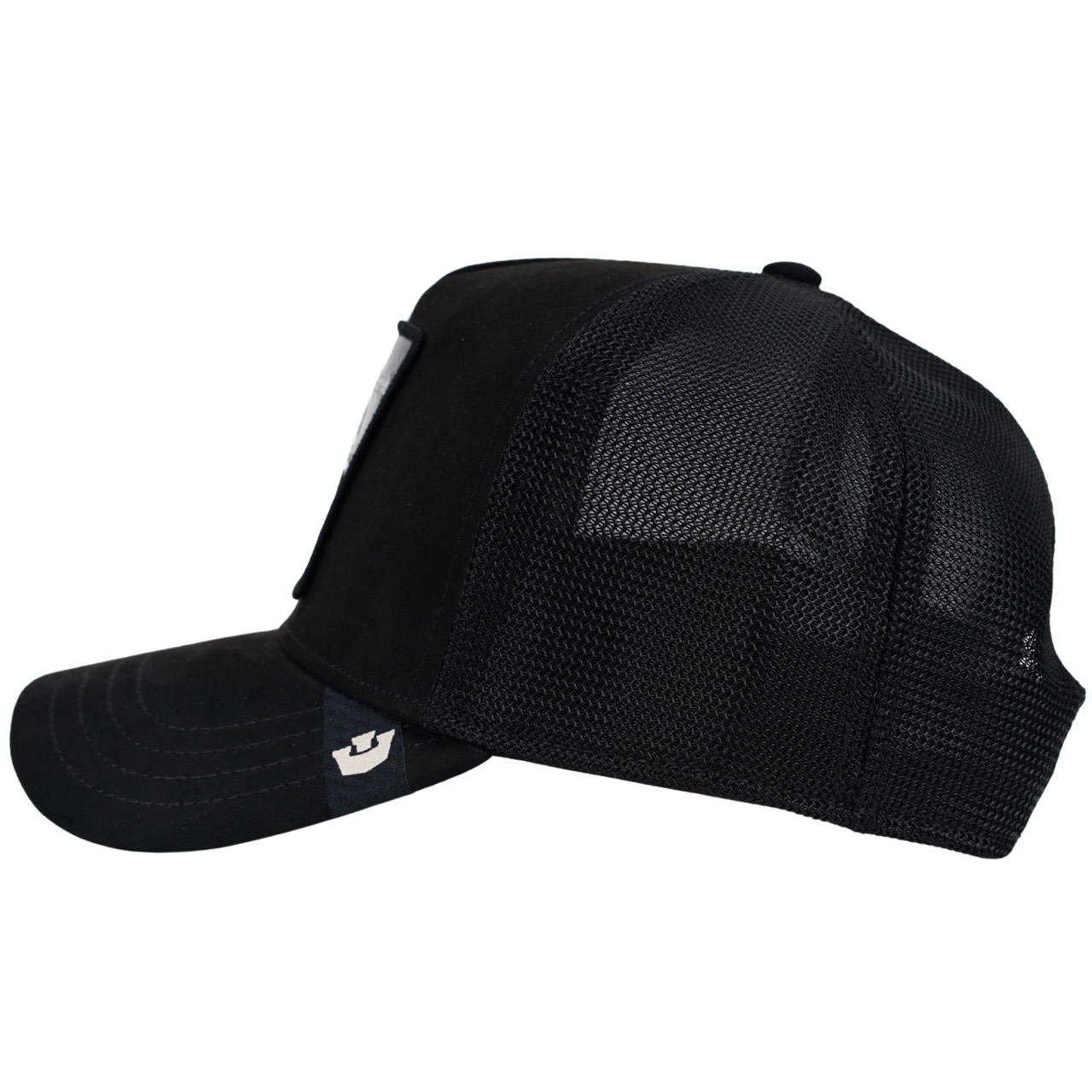 Goorin Bros Original Trucker Cap Black Out Lion schwarz