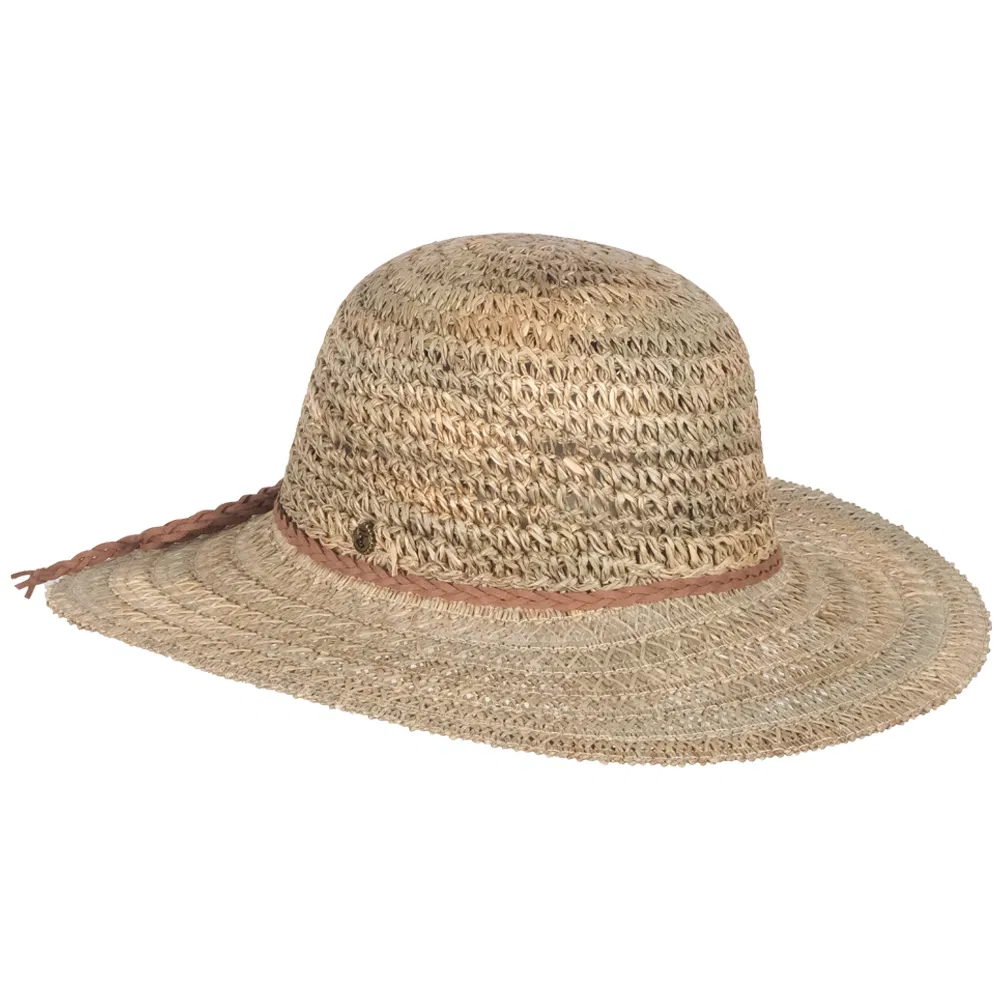 Damen Strohhut Medina khaki-braun