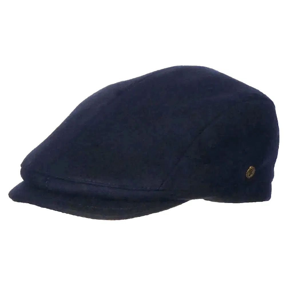 XL - Schiebermütze Kaschmir Nobile Handmade navyblau - 60/61