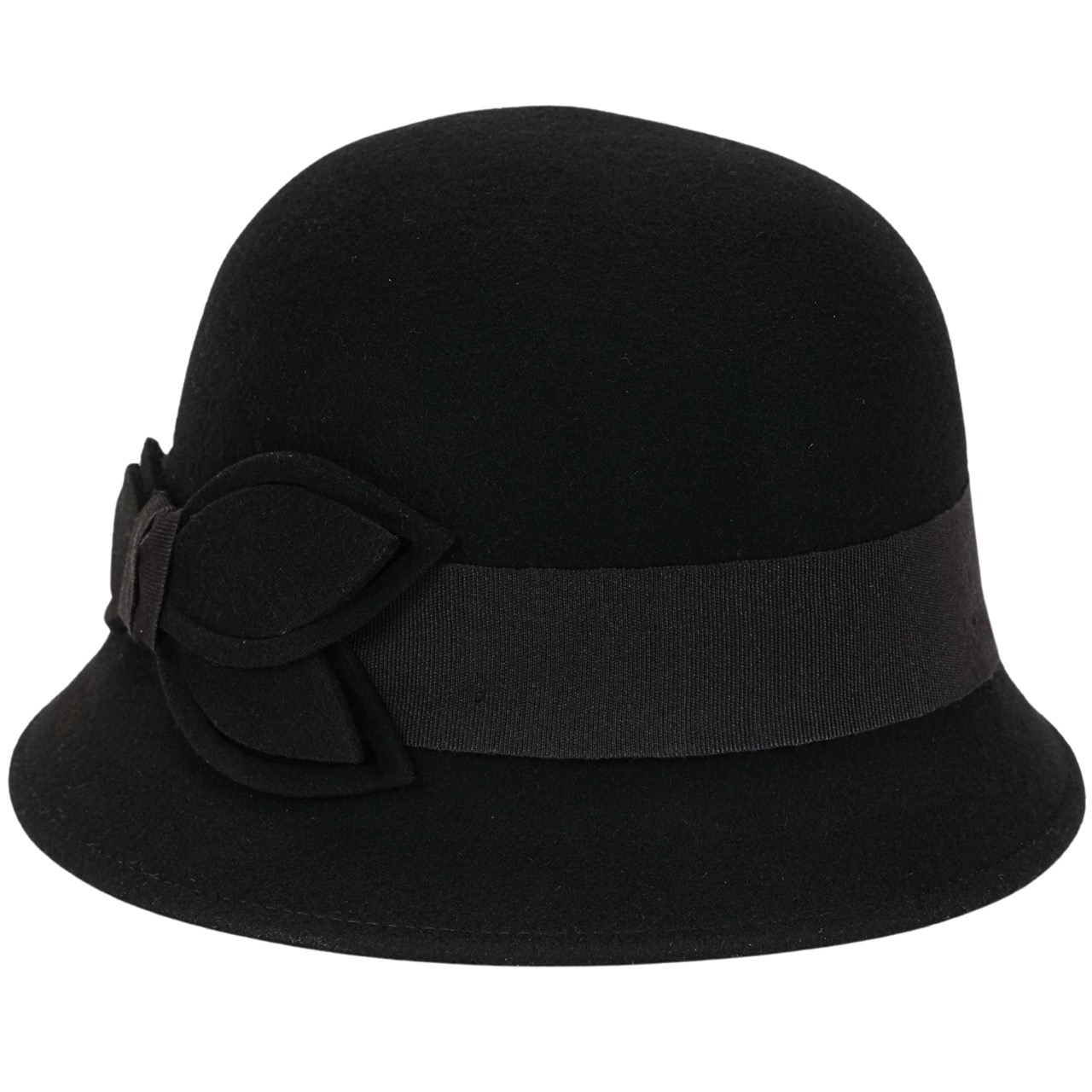 Faustmann Damen Cloche Glockenhut schwarz