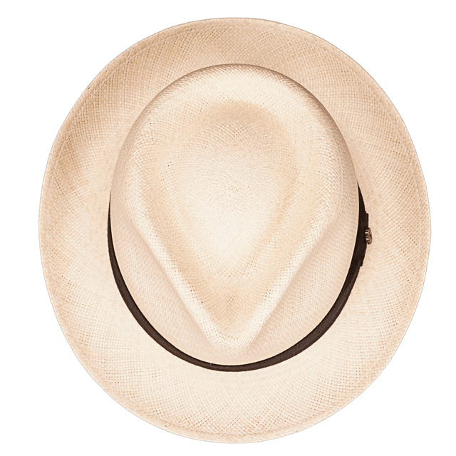 Panamahut Livorno Trilby Handmade natur