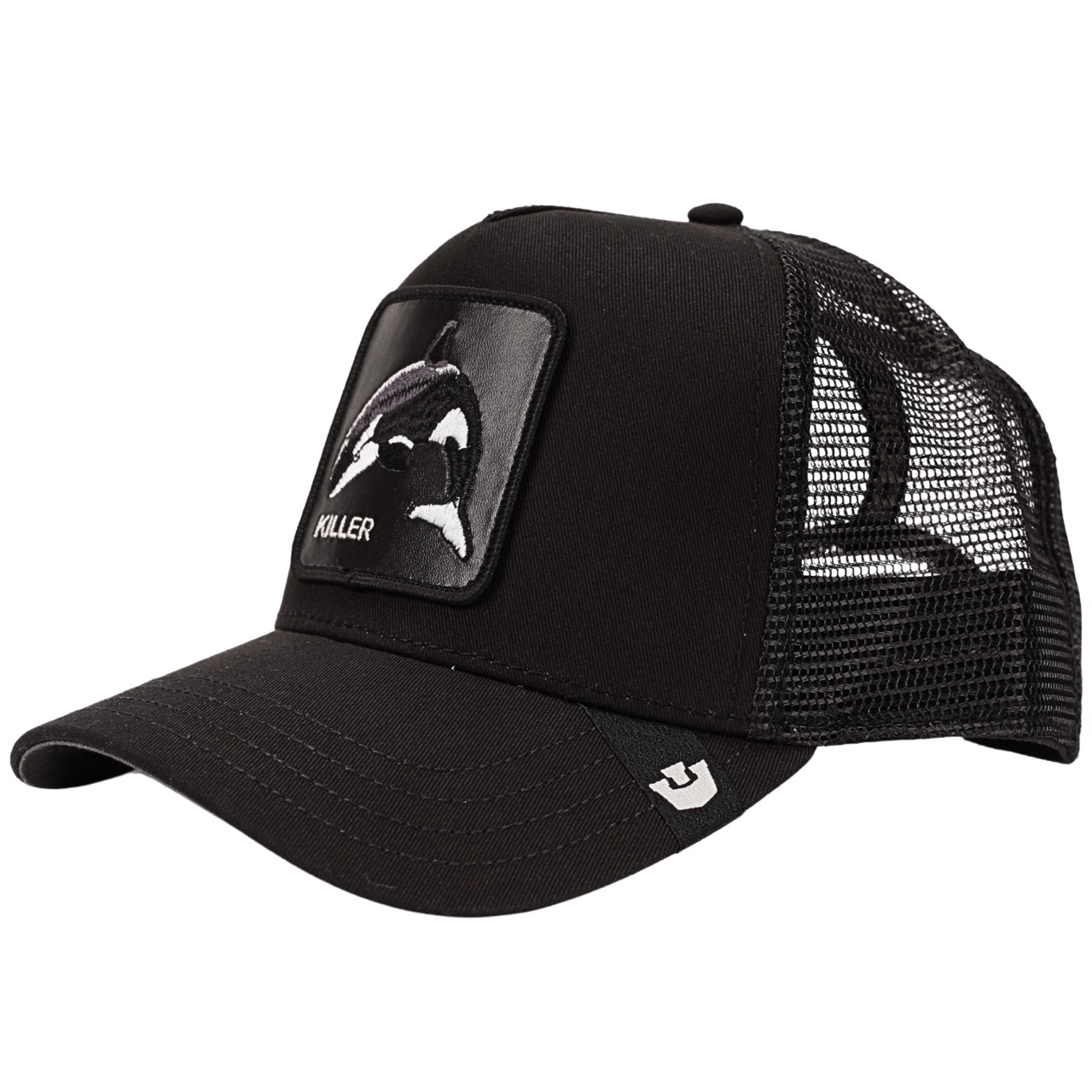 Goorin Bros Original Trucker Cap Killer Whale schwarz