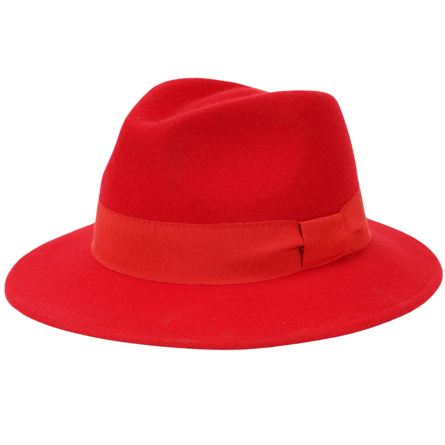 Faustmann Damenhut Fedora Andretta rot