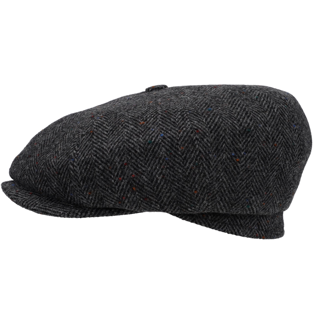 Faustmann Newsboycap Schurwolle anthrazit