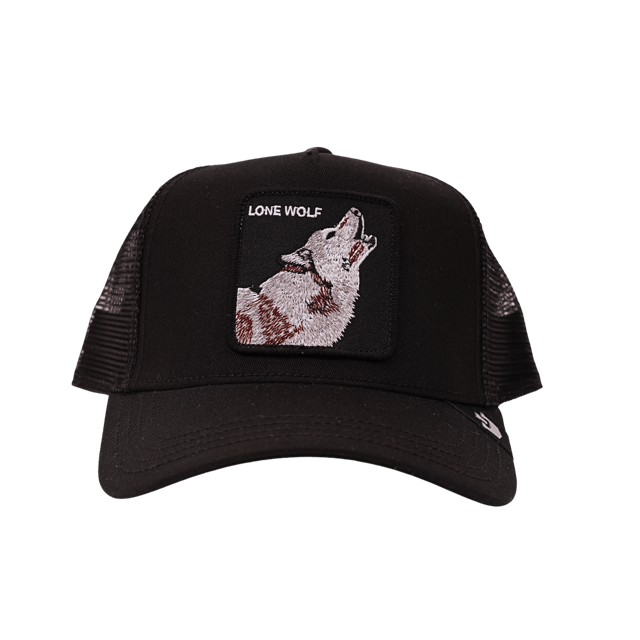 Goorin Bros Original Trucker Cap White Tiger schwarz