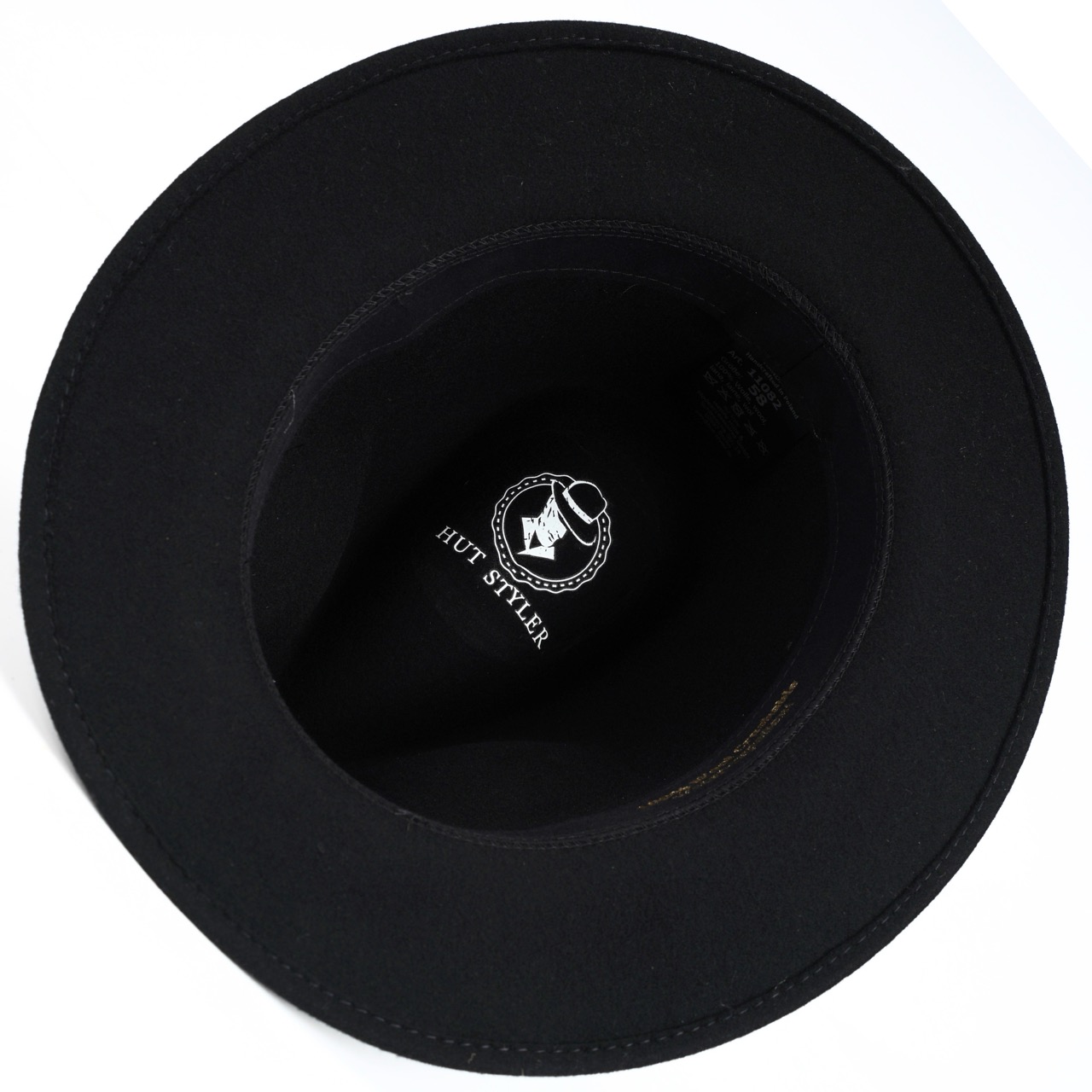 Fedora Filzhut Mantova Handmade in Italy schwarz