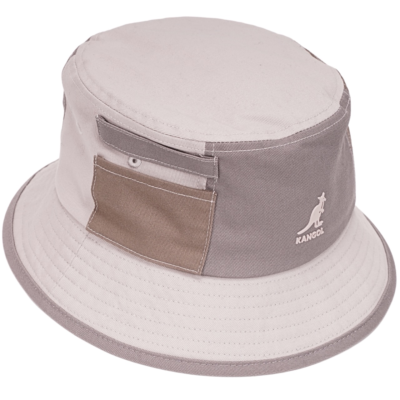 Kangol Original Cargo Bucket Hat light-grey multi