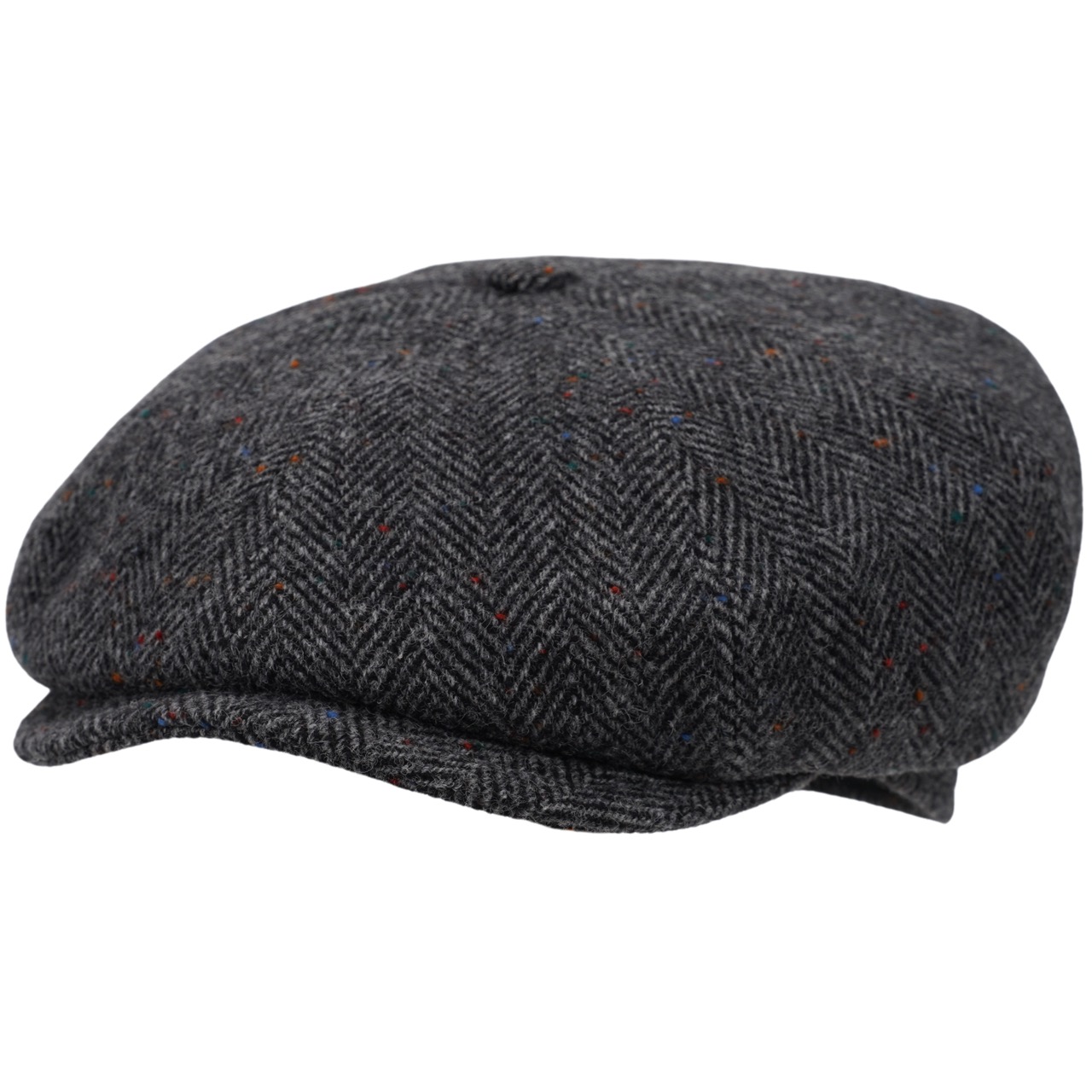 Faustmann Newsboycap Schurwolle anthrazit