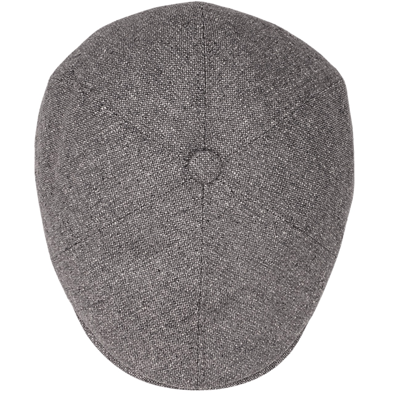 Seidenmütze Premium Newsboy Cap grau - Handmade in Italy