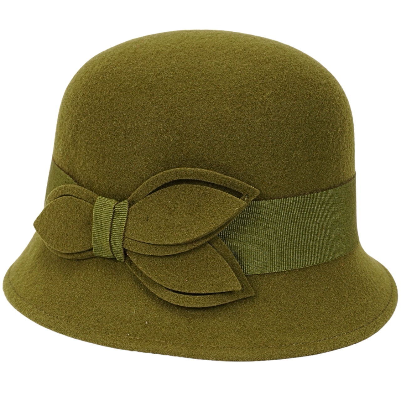 Faustmann Damen Cloche Glockenhut grün