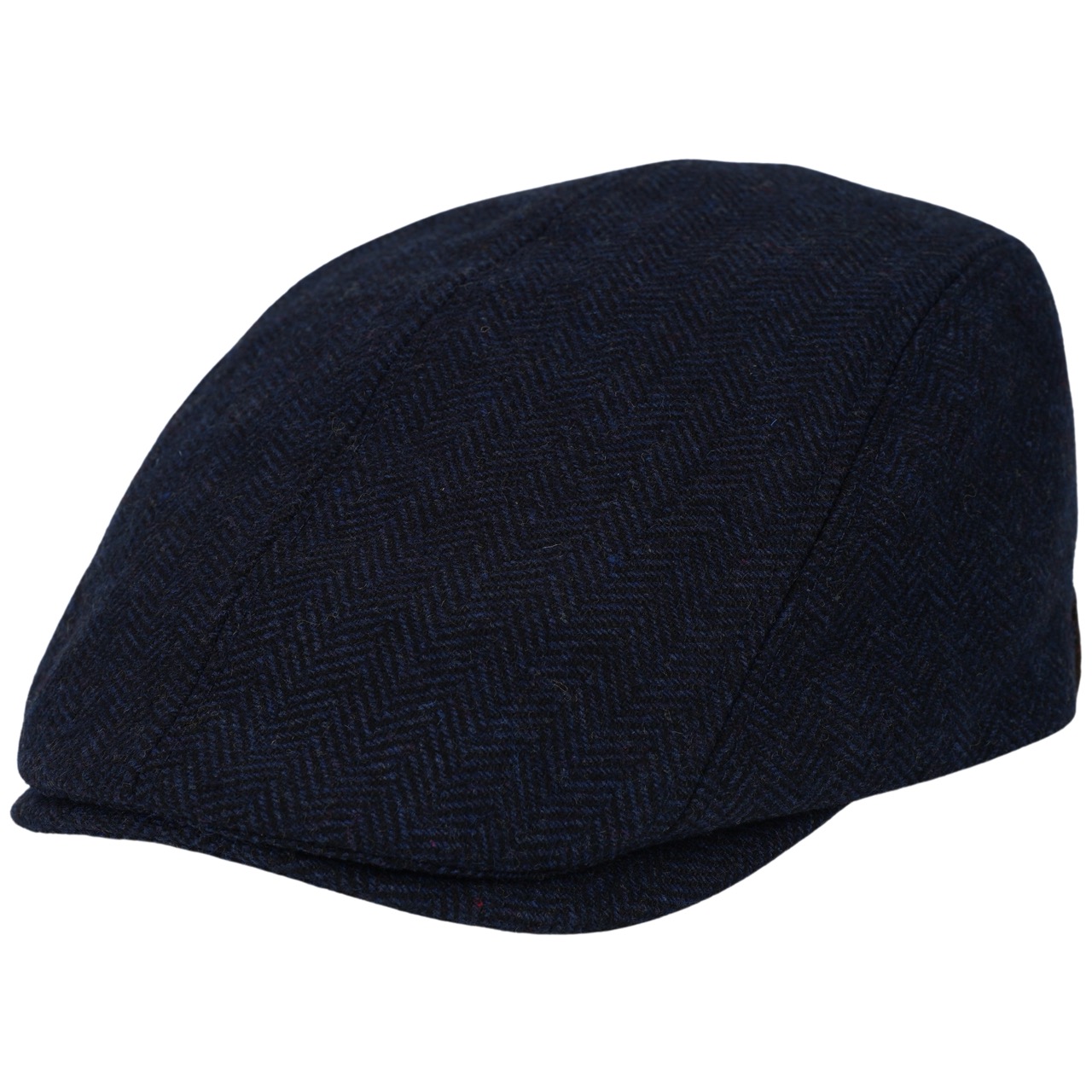 Balke Flatcap Fine Wool Herringbone navy