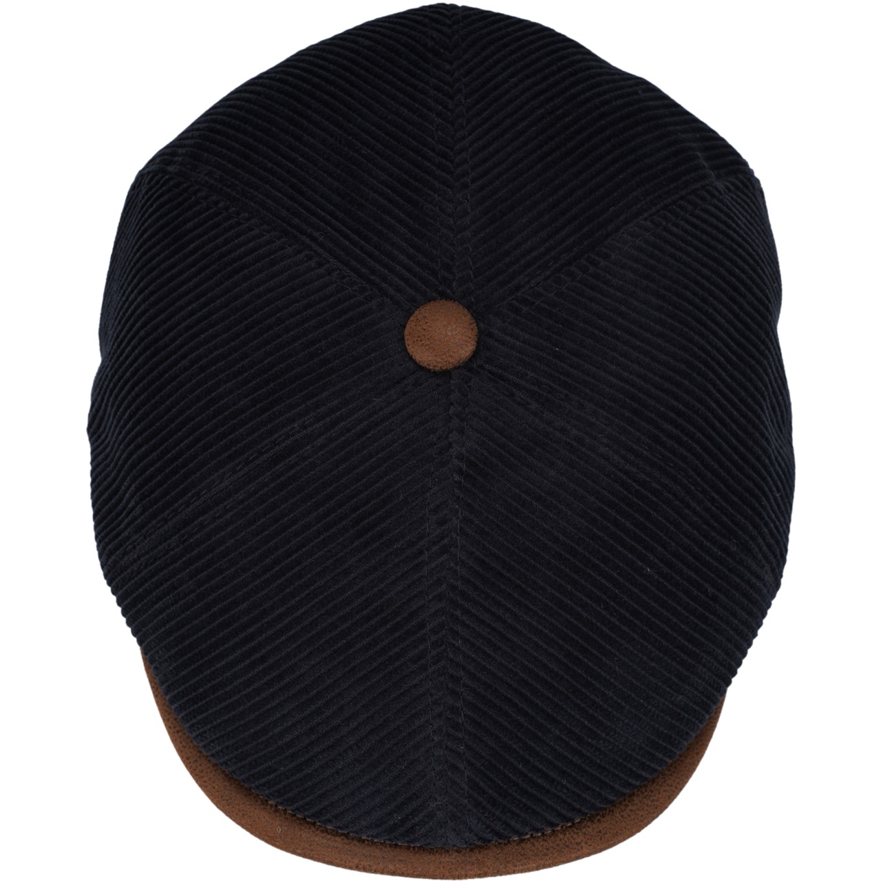 Faustmann Newsboy Schiebermütze Cord marine