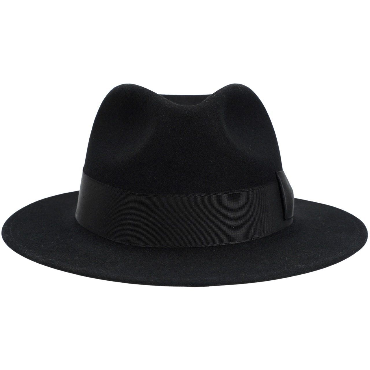 Fedora Filzhut Mantova Handmade in Italy schwarz