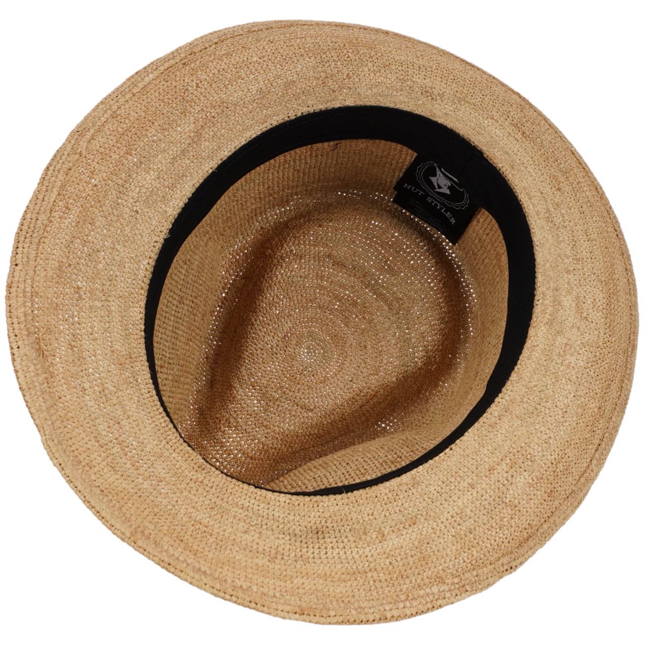 Fedora Sommerhut Raffia Stroh natur-braun