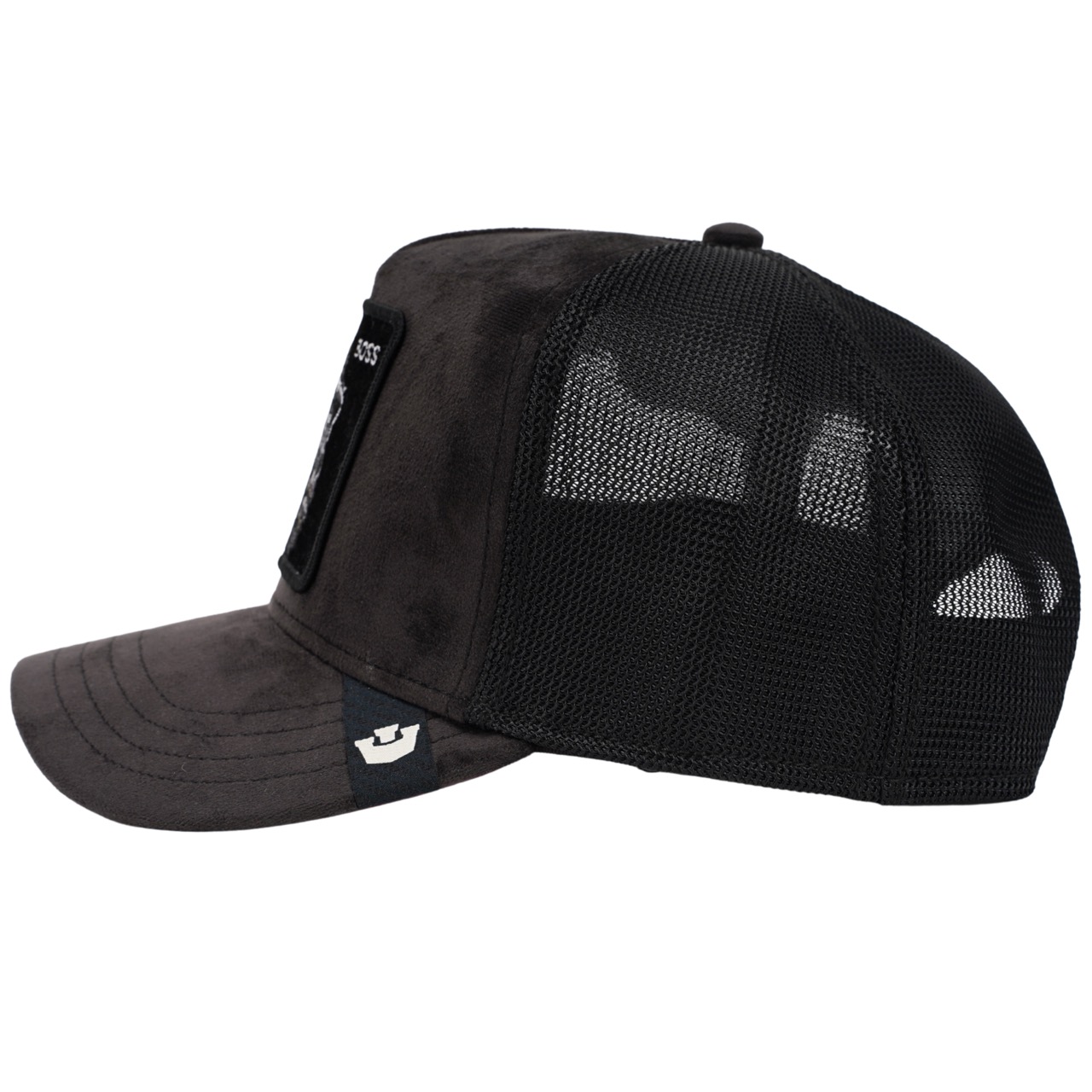 Goorin Bros Original Trucker Cap Velour Boss schwarz